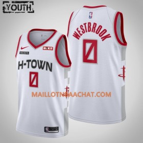 Maillot NBA Houston Rockets Russell Westbrook 0 Nike 2019-20 City Edition Swingman - Enfant